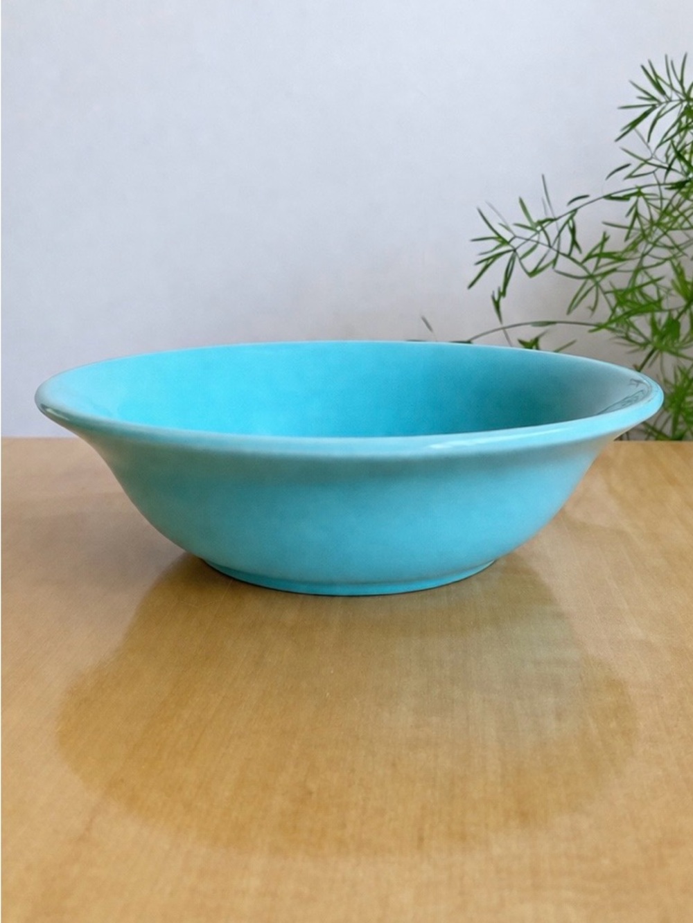 Franciscan Ware Turquoise Bowl 6” MCM California Pottery Vintage
